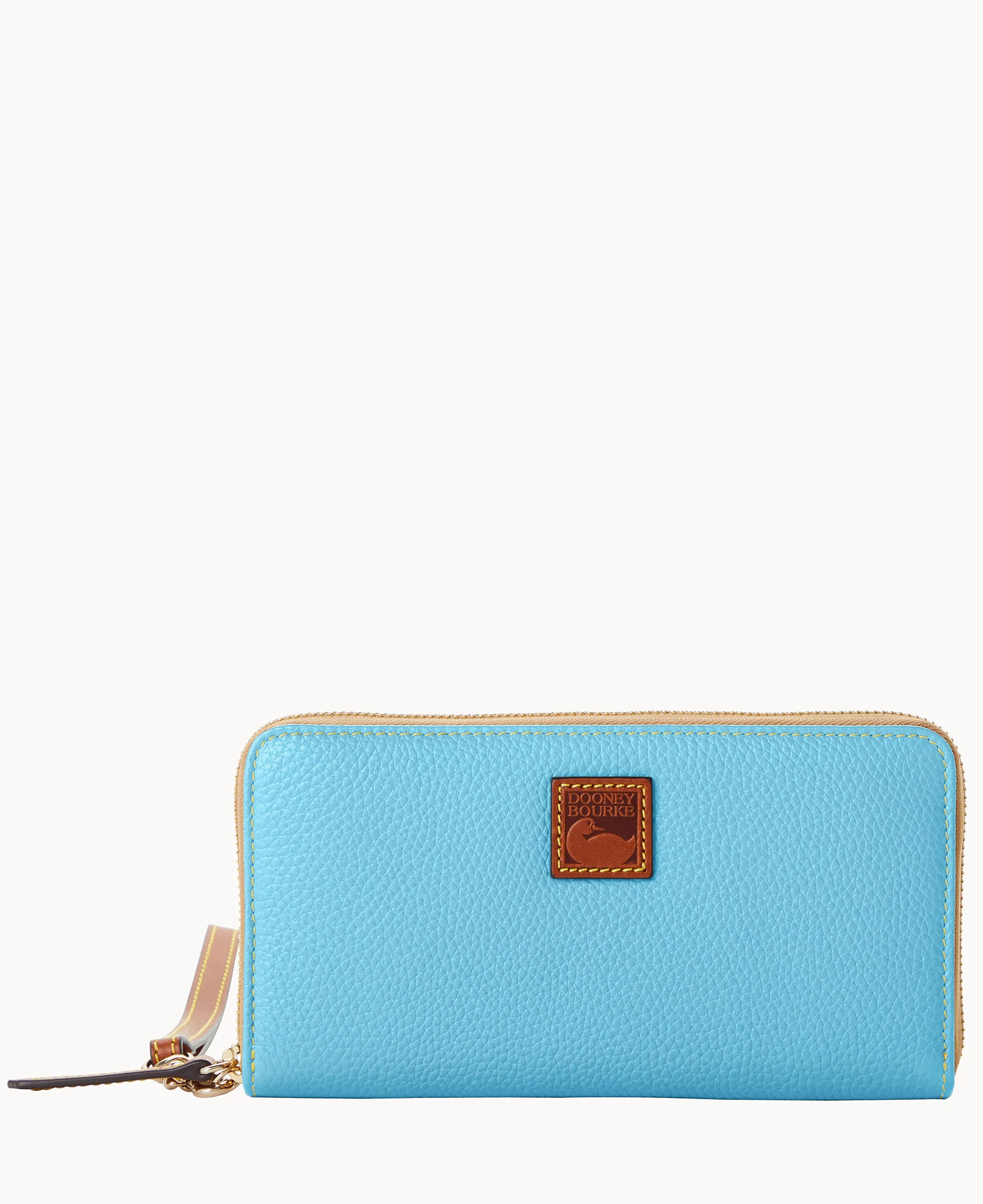Pebble Grain Large Zip Around Wristlet Midnight Blue 13 Pebble Grain Large Zip Around Wristlet Midnight Blue - Image 11