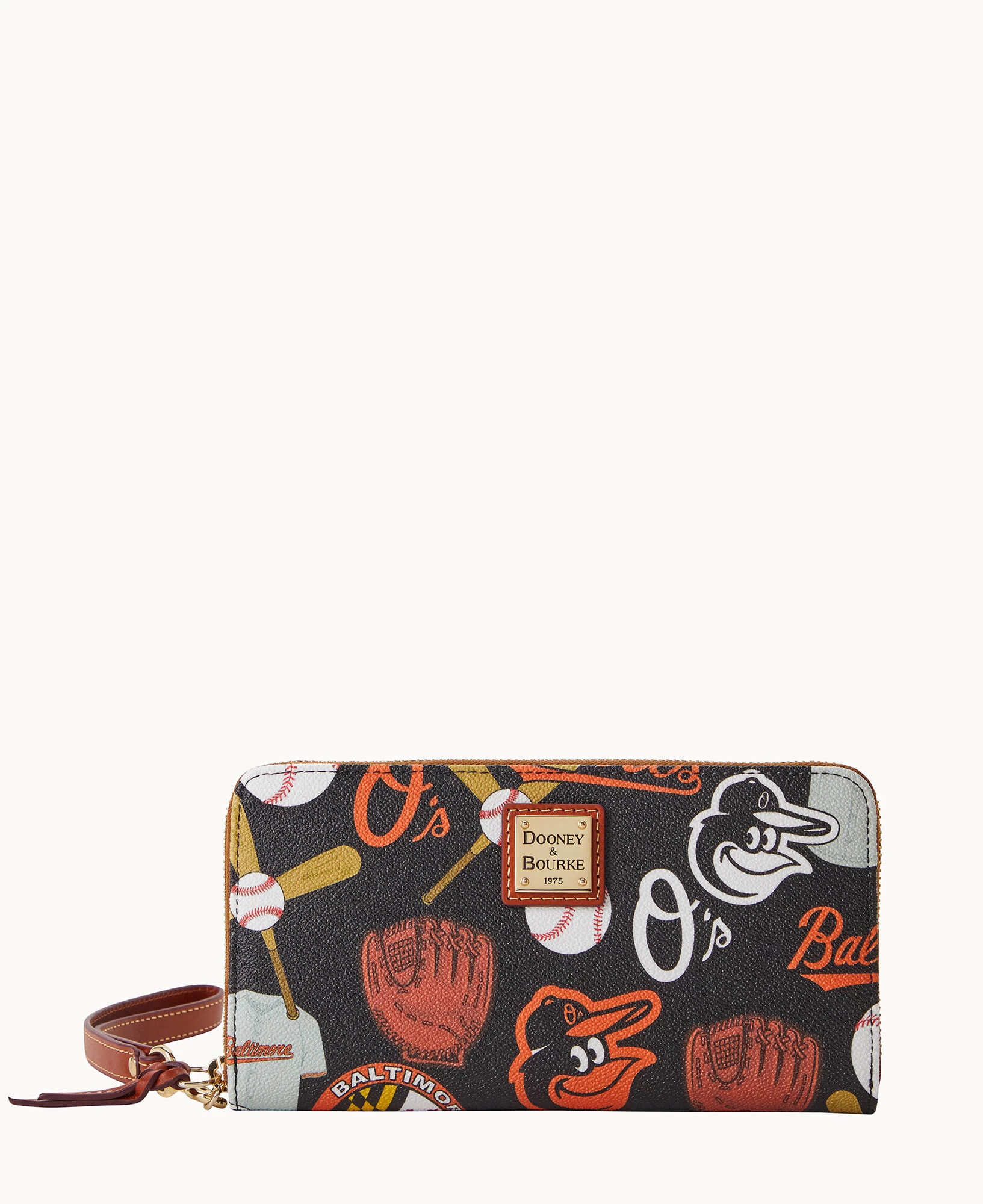 MLB Orioles Large Zip Around Wristlet ORIOLES 9 MLB Orioles Large Zip Around Wristlet ORIOLES - Image 7
