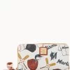 MLB Marlins Large Zip Around Wristlet MARLINS -Online Sale Dooney & Bourke W0126G QUMWPATNMRLN