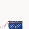 MLB Dodgers Double Zip Wristlet Los Angeles Dodgers 2 MLB Dodgers Double Zip Wristlet Los Angeles Dodgers -Online Sale Dooney & Bourke W0174G MJBUPATNDODG