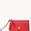 Saffiano Double Zip Wristlet Tomato -Online Sale Dooney & Bourke W0174G SITOSITO