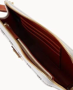 Gretta Folded Zip Wristlet Bone -Online Sale Dooney & Bourke W0177G NGBOPATN ALT2 1