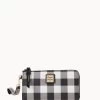 Tucker Folded Zip Wristlet Black