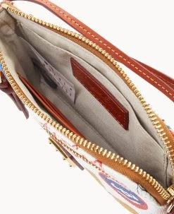 MLB Cubs Multi Function Zip Around CUBS -Online Sale Dooney & Bourke W0257G QUMWPATNCUBS ALT2 1
