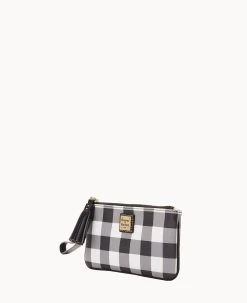 Tucker Small Carrington Wristlet Black 14 Tucker Small Carrington Wristlet Black -Online Sale Dooney & Bourke W0263G TUBLPABL ALT1 1