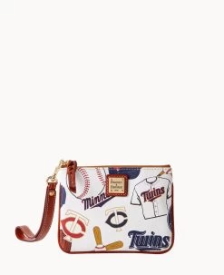 MLB Twins Stadium Wristlet TWINS -Online Sale Dooney & Bourke W0279G QUMWPATNTWNS 2