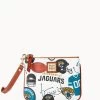 NFL Jaguars Stadium Wristlet JAGUARS -Online Sale Dooney & Bourke W0279G QWMWPATNJAGU