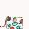 NFL Jets Stadium Wristlet JETS -Online Sale Dooney & Bourke W0279G QWMWPATNJETS
