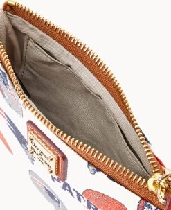 NFL Patriots Stadium Wristlet PATRIOTS 11 NFL Patriots Stadium Wristlet PATRIOTS -Online Sale Dooney & Bourke W0279G QWMWPATNPATR ALT2