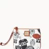 NFL Raiders Stadium Wristlet RAIDERS -Online Sale Dooney & Bourke W0279G QWMWPATNRAID