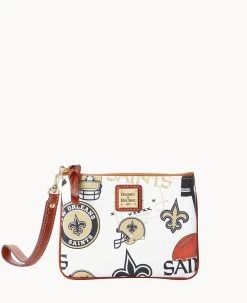 NFL Saints Stadium Wristlet SAINTS 15 NFL Saints Stadium Wristlet SAINTS -Online Sale Dooney & Bourke W0279G QWMWPATNSNTS 2