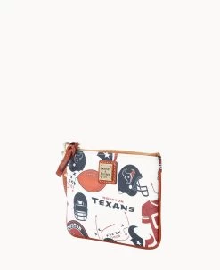 NFL Texans Stadium Wristlet TEXANS -Online Sale Dooney & Bourke W0279G QWMWPATNTEXA ALT1 1