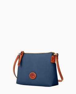 Nylon Crossbody Pouchette Navy -Online Sale Dooney & Bourke W0299G INNVPATN ALT1