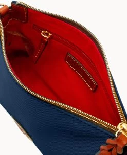 Nylon Crossbody Pouchette Navy -Online Sale Dooney & Bourke W0299G INNVPATN ALT2 1