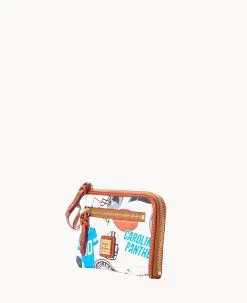 NFL Panthers Multi Function Zip Around PANTHERS -Online Sale Dooney & Bourke W0320G QWMWPATNPANT ALT1 1