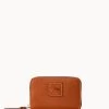 Florentine Large Zip Around Credit Card Case Natural