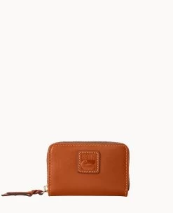 Florentine Large Zip Around Credit Card Case Natural -Online Sale Dooney & Bourke W0322D SCNASCNA 2