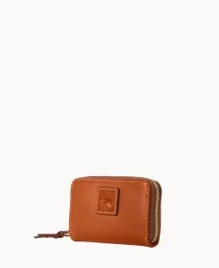 Florentine Large Zip Around Credit Card Case Natural -Online Sale Dooney & Bourke W0322D SCNASCNA ALT1 1