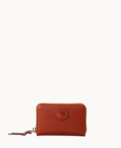 Concord Accessories Large Zip Around Credit Card Case Tan -Online Sale Dooney & Bourke W0322G PATNPATN 1