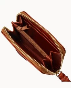 Concord Accessories Large Zip Around Credit Card Case Tan -Online Sale Dooney & Bourke W0322G PATNPATN ALT2 1