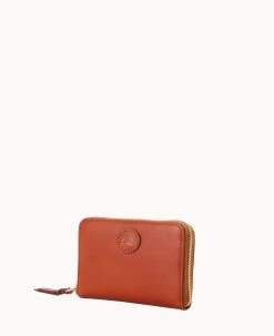 Concord Accessories Medium Zip Around Wallet Tan -Online Sale Dooney & Bourke W0323G PATNPATN ALT1 1