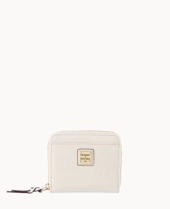 Saffiano Small Zip Around Wallet Marine -Online Sale Dooney & Bourke W0329G SIECSIEC