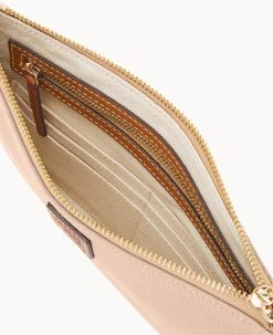 Pebble Grain Large Wristlet Blush -Online Sale Dooney & Bourke W0333G 9PZLPAKR ALT2