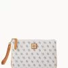 Blakely Large Wristlet Brown Tmoro -Online Sale Dooney & Bourke W0333G NGBMPABS