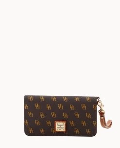 Gretta Fey Phone Wristlet Brown Tmoro -Online Sale Dooney & Bourke W0431G NGBMPATN 2