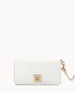 Saffiano Fey Phone Wristlet Amber 36 Saffiano Fey Phone Wristlet Amber -Online Sale Dooney & Bourke W0431G SIOWSIOW