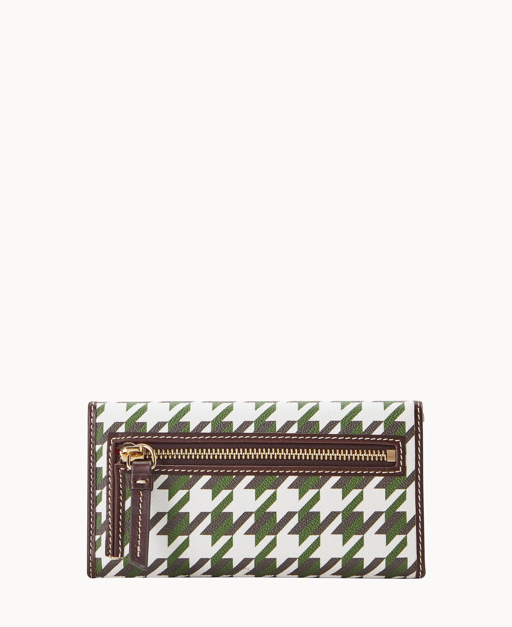 Houndstooth Continental Clutch Green 10 Houndstooth Continental Clutch Green - Image 8