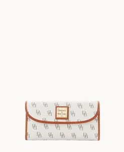 Gretta Continental Clutch Bone -Online Sale Dooney & Bourke W0507G NGBOPATN0002 1