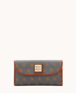 Gretta Continental Clutch Bone -Online Sale Dooney & Bourke W0507G NGSLPATN0002