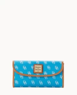 Blakely Continental Clutch Brown Tmoro -Online Sale Dooney & Bourke W0507G NGTQPABS