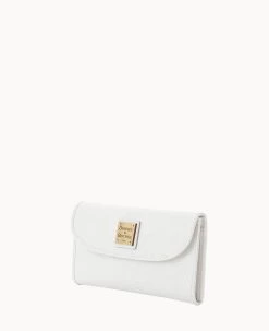 Saffiano Continental Clutch Off White 24 Saffiano Continental Clutch Off White -Online Sale Dooney & Bourke W0507G SIOWSIOW0002 ALT1