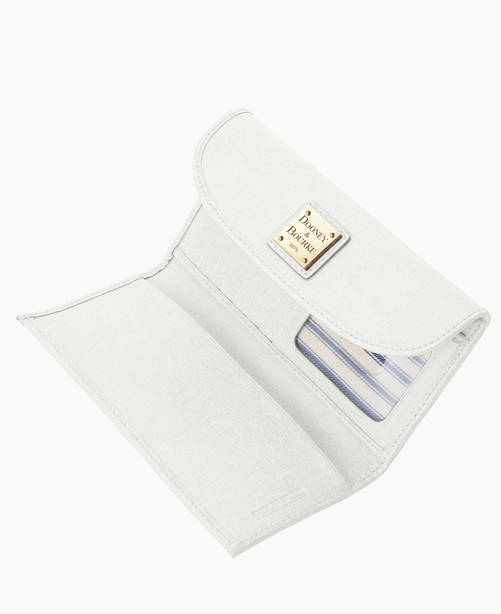 Saffiano Continental Clutch Off White 11 Saffiano Continental Clutch Off White - Image 9