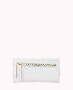 Saffiano Continental Clutch Off White 31 Saffiano Continental Clutch Off White -Online Sale Dooney & Bourke W0507G SIOWSIOW0002 ALT3 1