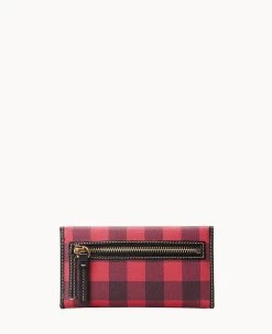 Tucker Continental Clutch Red -Online Sale Dooney & Bourke W0507G TURDPABL ALT3