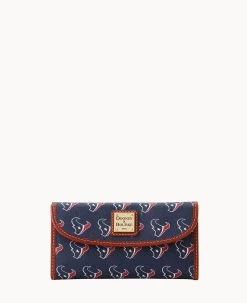 NFL Texans Continental Clutch TEXANS -Online Sale Dooney & Bourke W0507M NJNVPATNTEXA 1