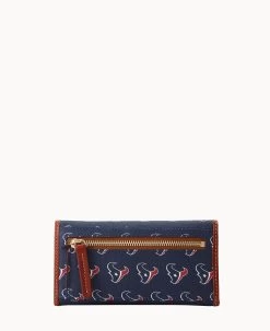 NFL Texans Continental Clutch TEXANS -Online Sale Dooney & Bourke W0507M NJNVPATNTEXA ALT3 1