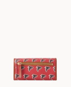 NFL Falcons Continental Clutch FALCONS 14 NFL Falcons Continental Clutch FALCONS -Online Sale Dooney & Bourke W0507M NJRDPATNFALC ALT3