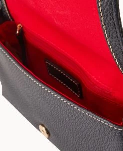 Pebble Grain Becca Crossbody Black Black -Online Sale Dooney & Bourke W1033G AWBLPABL ALT2