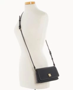 Pebble Grain Becca Crossbody Black Black -Online Sale Dooney & Bourke W1033G AWBLPABL ALT4 1