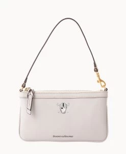 NFL Raiders Large Slim Wristlet RAIDERS -Online Sale Dooney & Bourke W1111D N1ECSCECRAID 2