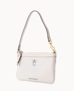 NFL Raiders Large Slim Wristlet RAIDERS -Online Sale Dooney & Bourke W1111D N1ECSCECRAID ALT1 1