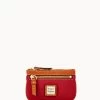 Pebble Grain Coin Case Red -Online Sale Dooney & Bourke W1160G AWRDPATN