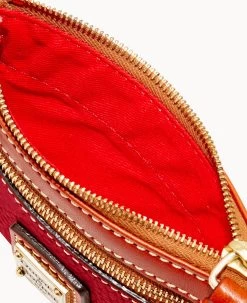 Pebble Grain Coin Case Red -Online Sale Dooney & Bourke W1160G AWRDPATN ALT2