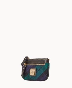 Tartan Small Coin Case Navy -Online Sale Dooney & Bourke W1160G TTNVPABL ALT1 1