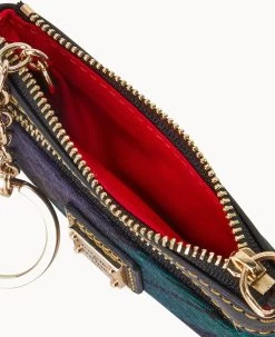 Tartan Small Coin Case Navy -Online Sale Dooney & Bourke W1160G TTNVPABL ALT2 1