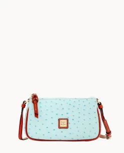 Ostrich Lexi Crossbody Grey 38 Ostrich Lexi Crossbody Grey -Online Sale Dooney & Bourke W1400G OT9PPATN